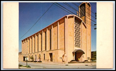 Postcard ST. COLUMBA'S CATHEDRAL, Youngstown, Ohio. Catholic landmark.   T81