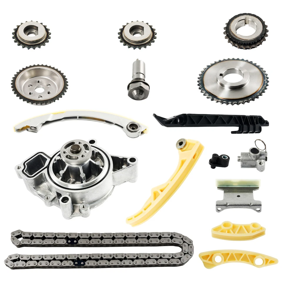 Kit de bomba de agua de cadena de distribución para Chevrolet Cavalier 03-2004 y 07-08 HHR 2,2 L Foto 3 de 4