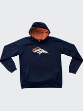 Denver Broncos vintage NFL football youth hoodie sweatshirt Size Youth XL 20x25