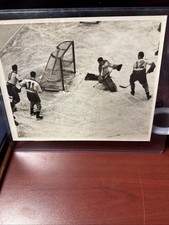 1942 Type One Photo Jack Mchael The Bruins Bill Summerhill Of Amerks N Brimsek