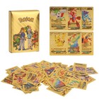 55 Stk Pokemon Karten Goldfolie Goldene Buchstaben Deutsche Fassung mit Deck Box