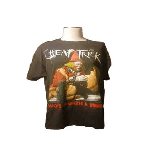 Authentic vintage cheap trick tour tee single stitch ex 1990s vintage concert t-shirt, vintage, size L, single stitch, B+ condition