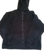 Avalanche Performance Full-Zip Hoodie Women’s L Black Outdoor Jacket C1350