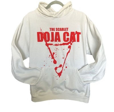 Doja Cat Scarlet Tour White 2-Sided Sweatshirt Hoodie Size: Large