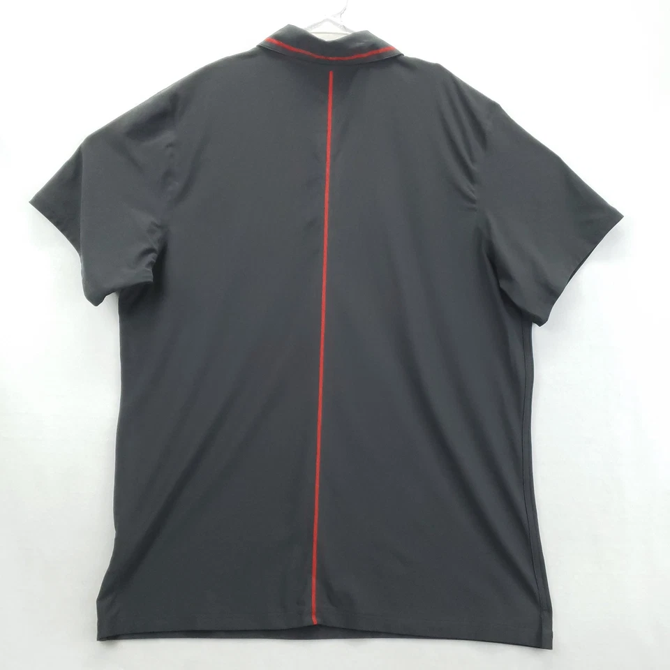 Polo de tenis Nike para hombre XL gris Dri Fit Roger Federer US Open 2011 RF Performance Foto 2 de 4