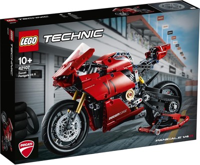 LEGO Technic Ducati Panigale V4 R 42107 Toy Block Present Bike STEM Educational