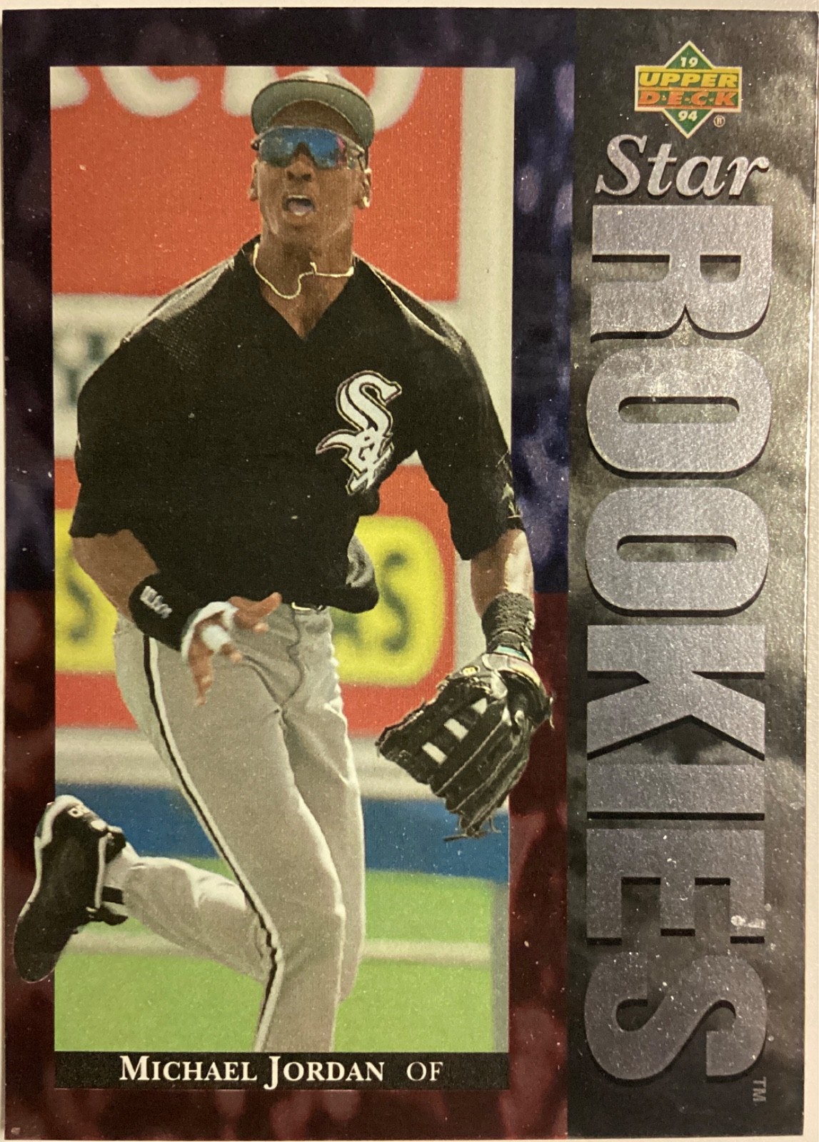 1994 Upper Deck Star Rookies Michael Jordan Baseball Card #19 White Sox