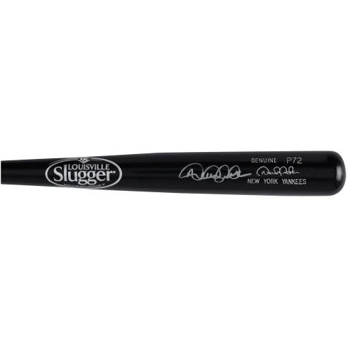 Derek Jeter New York Yankees Autografiado Juego Modelo Black Bat Foto 3 de 3
