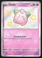 Cleffa 150/091 Paldean Fates Holo Shiny Rare Pokemon Card NM