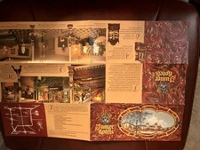 Vintage 90s Jumer Hotel Colorful Illustrated Brochure Bloomington Illinois