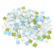 Micro Glass Tiny Mini Mosaic Tile for DIY Olive Green Series Pack of 200 