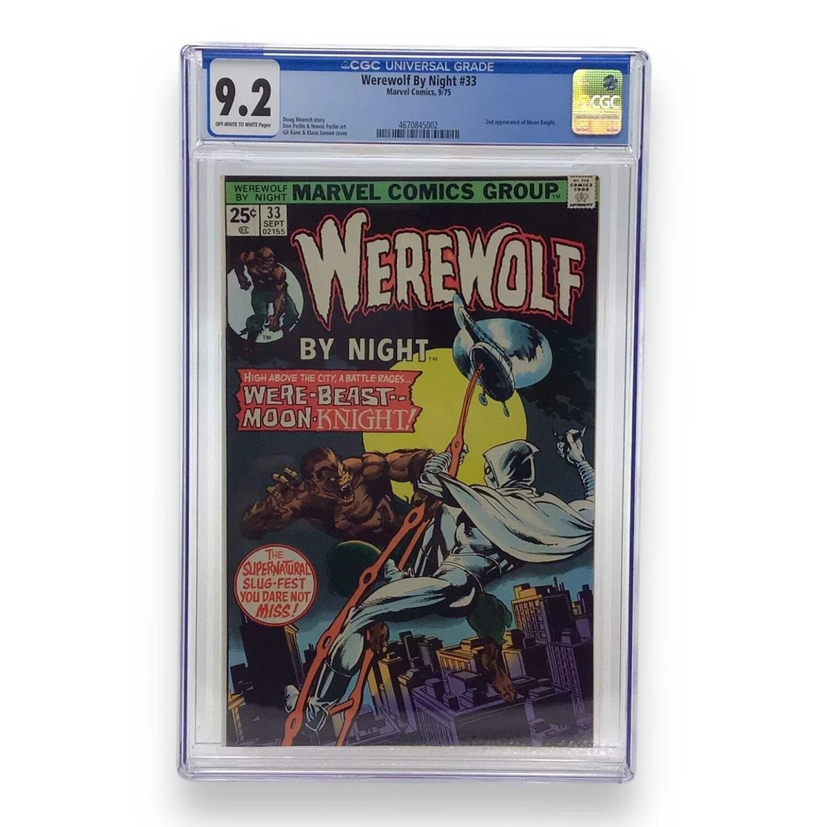 Werewolf by Night Certified Guaranty Company (CGC) Comics, Graphic