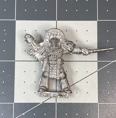 40K Rogue Trader ULTRAMARINES CAPTAIN Plasma 1990 oldhammer GW metal OOP BP26