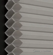 Lutron Serena Shades Motorized Double Cell Honeycomb Wired 39" x 76" Rio Cloud