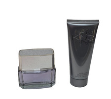 I AM KING BY S.JOHN MEN SET 1.7 oz EDT SPRAY 3.4 AFTER SHAVE BOX DAMAGED