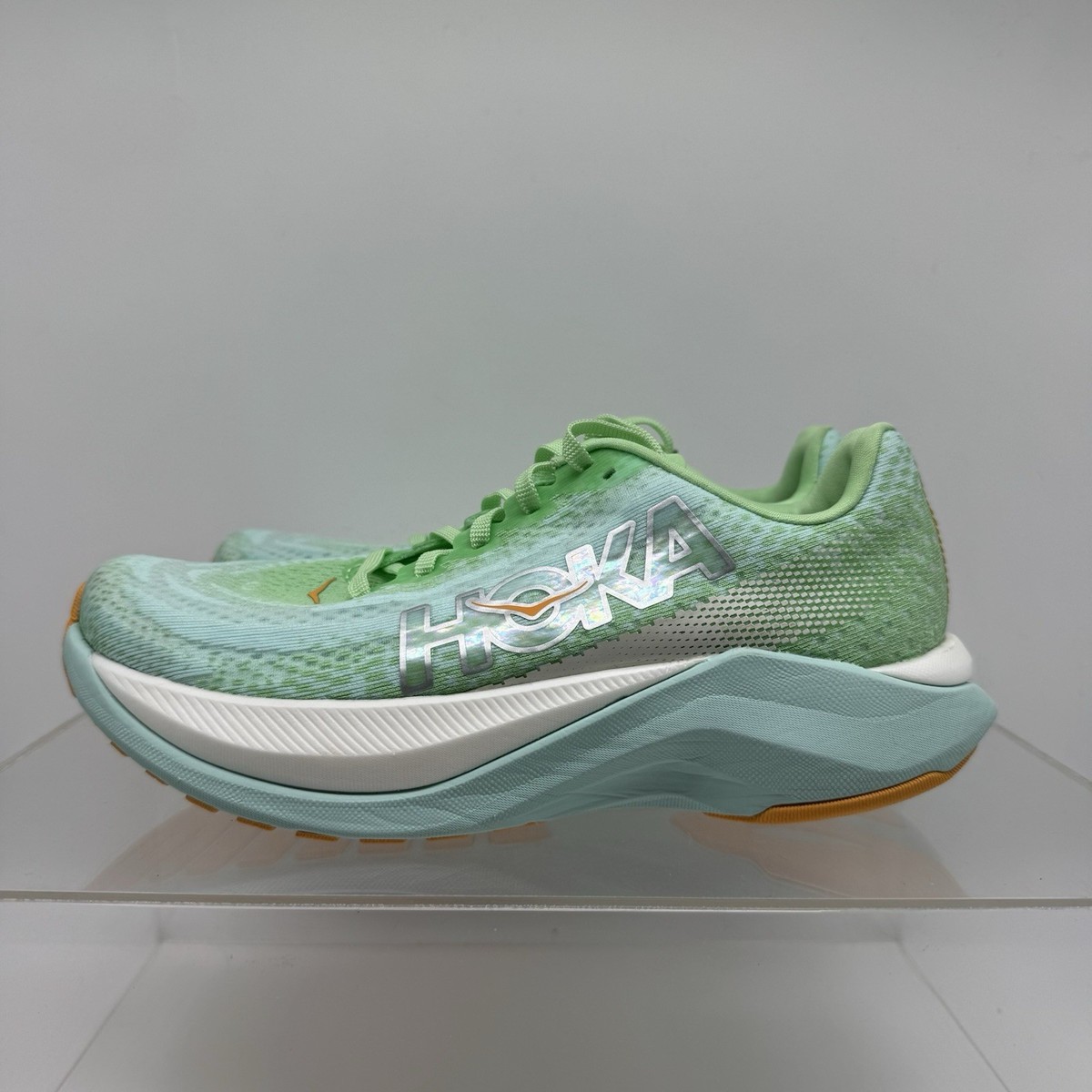 Hoka One One Mach X 1141451 LGSO Green Running Shoe Women's