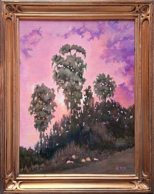 #ad #ad FRAMED OIL PAINTING BY LISTED ARTIST REBEKAH SISK BELGIAN LINEN ASK ART $299.99