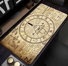 Gravity Falls Bill Cypher Mesa de Escritorio Alfombra de Juego Tarjeta CCG Almohadilla Alfombrilla de Ratón Nueva 24”