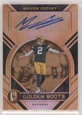 2020 Panini Gold Standard Golden Boots Auto 42/99 Mason Crosby #GB10 Auto 13c1