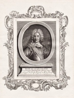 Rene Duguay-Trouin Freibeuter privateer slave trader Pirat Portrait 1750