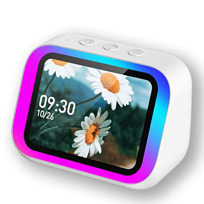Smart Alarm Clock Bluetooth Speaker Weather Display Night Light Music Stories Pl