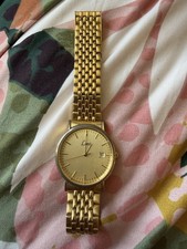 Goldfarbene Limit Uhr mit Datumsfenster Herren 🌺ref Ben