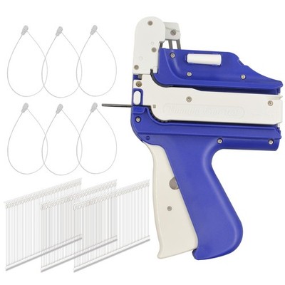 No Piercing Hang Tag Loop Gun Includes 5000 Plastic 5'' Loop Fasteners No Dam...