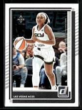 2025 Donruss WNBA Dana Evans #37 Holo Las Vegas Aces