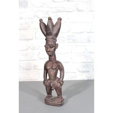 Yoruba Ibeji Twin Figures – Hand-Carved Wooden African Art Èrè Ibeji