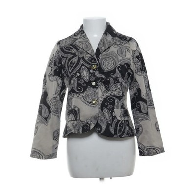 Etro Milano, Blazer, Größe: 44, Schwarz/Beige/Weiß/Mehrfarbig #7PK