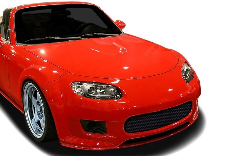 For Mazda MX-5 Miata 06-08 M Speed Style Fiberglass Front Bumper Unpainted Foto 2 de 4