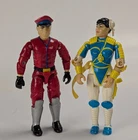 1993 Hasbro GI Joe Street Fighter 2 Chun Li & M. Bison Action Figure