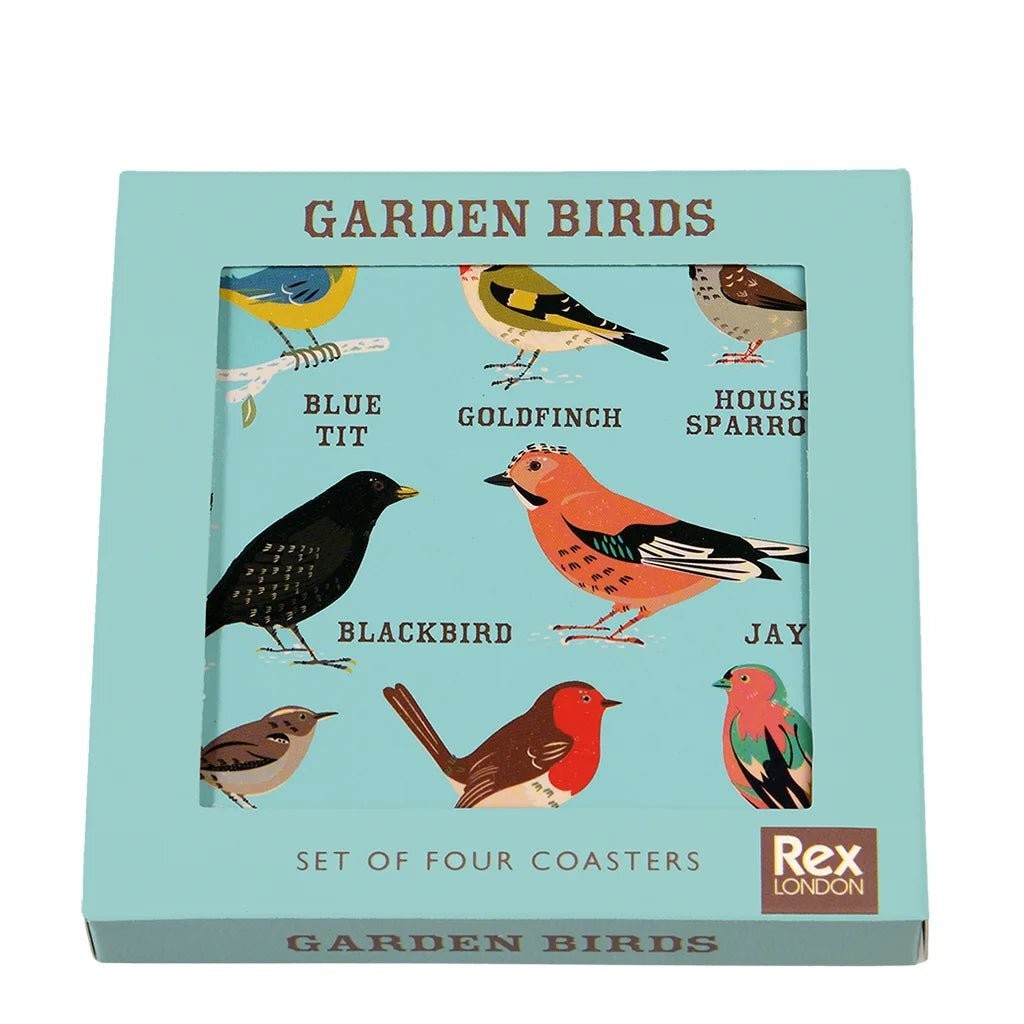 Garden Birds Coasters (set of 4)