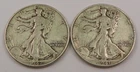 1942-P and 1941-P  Walking Liberty Half Dollars VG/Fine (2 Coins)