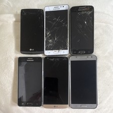 Samsung  LG Lot of 6 Cell Phones G5 Parts Repair