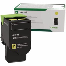 Lexmark Unison Original Extra High Yield Laser Toner Cartridge - Yellow - 1 Each