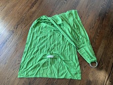 Maya Wrap Ring Sling Spring Green Size Medium 100 Cotton Baby Holder