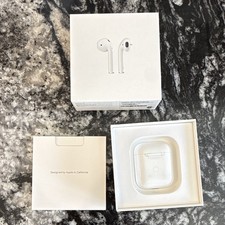 Apple AirPods 2nd gen. Bluetooth Earbuds w/ Charging Case. Bud don t hold charge
