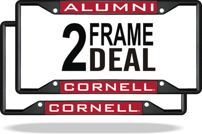 Cornell ALUMNI 2 Black License Plate Frames