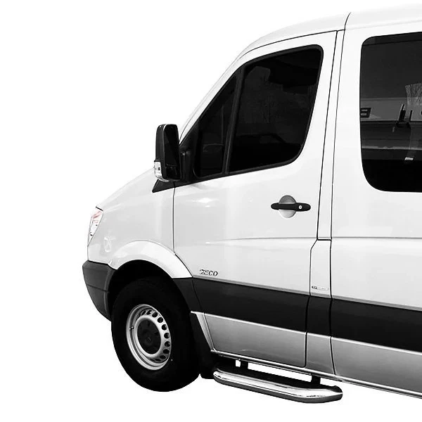 For Ford E-350 Super Duty 01-25 Running Boards Luverne 6.5" MegaStep Black w Foto 2 de 4