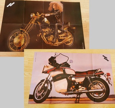 Poster easy rider Yamaha 1.1 Martini und AME Chopper 78/79er Motorrad
