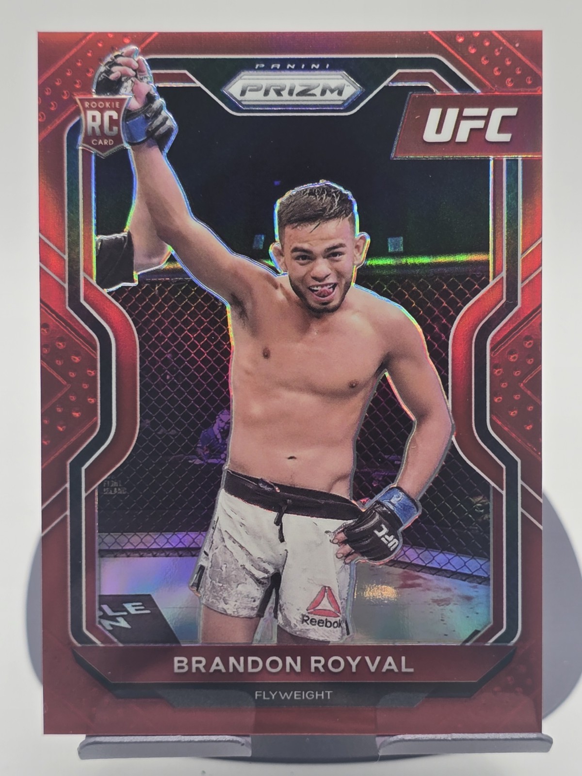 🔥🥊2021 Panini Prizm UFC - Brandon Royval #68 Red Prizm /275 (RC)🥊🔥