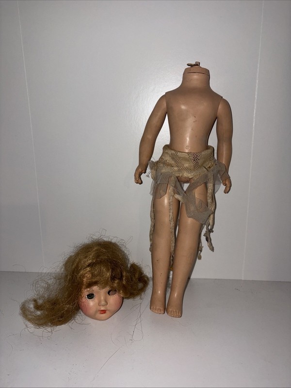 Made In USA Vintage Hard Plastic Doll TLC