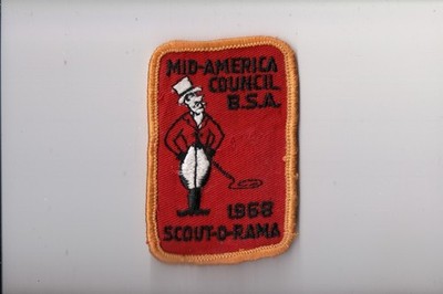 1968 MId-America Council Scout-O-Rama patch