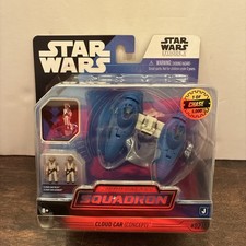 Star Wars Micro Galaxy Squadron Cloud Car blue Concept Series 10 Chase 0216