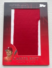 Chase Utley 2009 Topps Career Best JUMBO PATCH Phillies #d 5/10