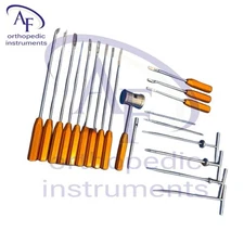Mueller-Type Cement Removal Instruments Set of 22 Pcs Orthopedic Knee Surgery