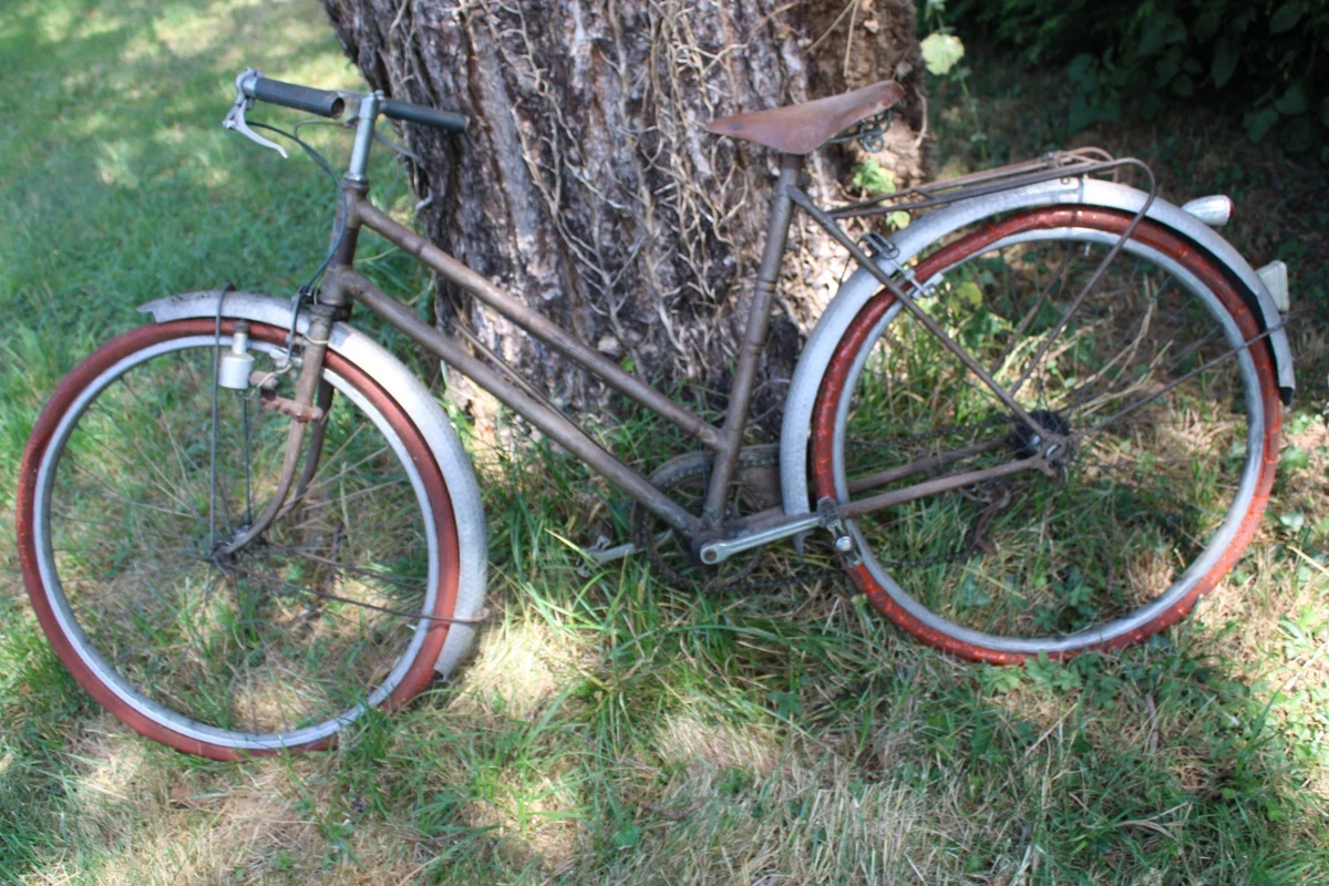 Pédalier Vélo Vintage Années 30-40 - Branches étoile Double - Occasion France