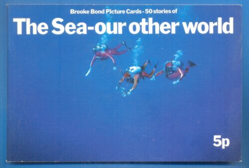 THE SEA OUR OTHER WORLD.BROOKE BOND ALBUM.ISSUED 1974.EMPTY ALBUM NO CARDS - Picture 1 of 3