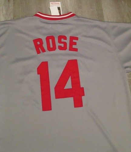 NWT! MITCHELL & NESS COOPERSTOWN COLLECTION PETE ROSE 14 CINCINNATI JERSEY SZ 50 - Picture 14 of 15
